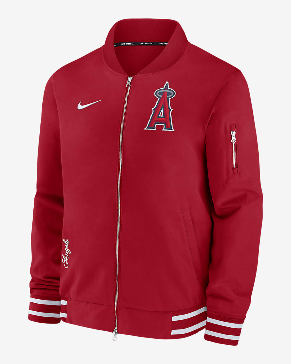 Nike baseball bomber jacket sale